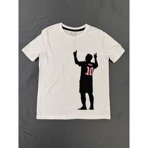 Messi Collection Kids Graphic‎ T-Shirt Bright White Size Medium S/M5033CTEON